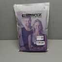 Cimkiz Men's Waist Trainer Sauna Suit Shirt, Gym & Exercise Compression Vest, Sweat-Boosting Workout Top, Size M