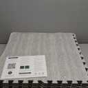 Play Platoon Non-Toxic Large Kids Play Mats for Floors - Extra-Thick Interlocking Foam Tiles. Puzzle Mat Pieces with Border, Neutral Playmat Rug for Toddlers & Children, Beige, 72 x 72 inch