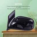 SCITOO Driver Side View Mirror Fit For 2006-2011 For Honda Civic DX EX LX Si Coupe 2-Door 2008-2011 DX-G Coupe 2-Door 1.8L Non-Folding Non-heated Power adjustment Left Exterior Mirror HO1320213