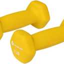 GYMENIST Pair of Dumbbells Set of 2 Soft Non Slip Grip Dumbbells Pair Covered with Neoprene
