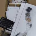 OLIXIS 7 Drawer Mobile File Cabinet Under Desk Storage Organization with Wheels Vertical Filing Chest Rolling Wood Small Desk Printer Stand for Home Office, 15.75"D x 18.74"W x 34.25"H, White