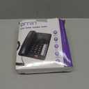 2-Line Corded Telephone Systems for Small Business and House, Desk Phone Only (Black)