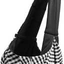 Breathable Dog Carrier Slings Bag with Hook Soft Polyester Travel for Outdoor Hiking Walking Essential Small Dog (Gray)