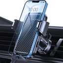 Miracase Phone Holders for Your Car with Metal Hook Clip, Air Vent Cell Phone Stand Car Mount,Universal Automobile Cradle for Garmin GPS Fit iPhone Android and All Smartphones ，Carbon Fiber