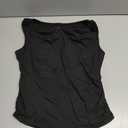 Trendy Queen Women Going Out Summer Tank Tops Spring Casual Basic Cute 2025 Sleeveless Shirt Vacation Fashion Outfit Clothes, Black, Size M