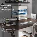 HumanCentric Vertical Laptop Stand for Desks in Silver Color, Upright Adjustable Holder to Dock Apple MacBook Stand, and Other Laptops to Organize Work & Home Office, Automatic Grip