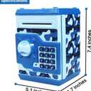Piggy Bank Electronic Mini ATM for Kids Baby Toy, Safe Coin Banks Money Saving Box Password Code Lock for Children,Boys Girls Best Gift(Camouflage)