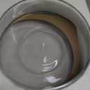 Large Glass Salad Bowl with Lid Set, 5.7 L Decorative Glass Mixing Bowl, Trifle and Serving Bowls with Lids as Cheese Charcuterie Board and Plate, Comes with Wood Serving Utensils