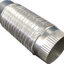 Speedi-Products EX-AFP 424 4-Inch x 2-Foot Semi-Rigid Push-Fit Duct, Silver