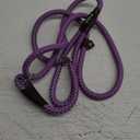 Fida Durable Slip Lead, 6 FT x 1/2" Heavy Duty Rope Leash for Large, Medium Dogs, No Pull Pet Training Leash with Highly Reflective, Purple