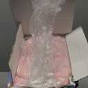 Ball Pit for Toddlers, 35.4"x 11.8" Foam Ball Pits, Indoor Soft Round Baby Playpen for Children, Ideal Gift for Toddlers, Pink, (Balls not Included)