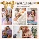 Bedsure GentleSoft White Throw Blanket for Couch - Mothers Gifts Day Birthday Gifts for Women Mom Her, Soft Cozy Fleece Summer Throw Blanket for Girl, Room Home Bedroom Decor, Off White, 50x60 Inches