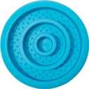 Slow Feeder Lick Mat for Dogs - Keep Them Busy - Natural Rubber Dog Frozen Treat Toys - Durable Interactive Enrichment Toys - Licking Dish for Dog De-Stressing, Blue