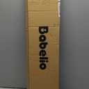 BABELIO Metal Baby Gate,5.5inch (14cm) Black Extension, Extra Wide Baby Gates for Stairs & Doorways, Pressure Mounted Walk Thru Child Gate with Door, NO Need Tools NO Drilling,30" Tall