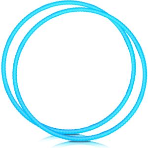 2 Pcs Toy Hoop Exercise Hoop Detachable Adjustable Plastic Toy Ring Playground Equipment for School Colored Circles Exercise Ring for Teens Dog Agility Equipment(Blue,26 Inch)