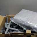 74" 50" Large Baby Playpen, Baby Playard for Babies and Toddlers, Baby Fence Play Pens for Indoor & Outdoor, Sturdy Safety Play Yard with Soft Breathable Mesh, Anti-Fall, Grey