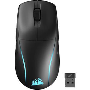 Corsair M75 Wireless RGB Lightweight FPS Gaming Mouse  26,000 DPI  Swappable Side Buttons  iCUE Compatible  PC  Black