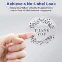 Avery Printable Round Labels with Sure Feed, 3/4" Diameter, Glossy Clear, 400 Customizable Labels (4222)