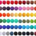 Sasylvia 300000 Pcs 60 Color Diamond Painting Beads 2.8 mm Resin Round Diamond Flat Bottom Rhinestones for DIY Handmade Craft Accessories(Classic Color)