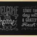 U Brands Chalkboard, 24" x 36", Birch Wood Frame, Blackboard Surface, Wall Mountable, Dry Erase Board, Home, Classroom & Office Organization, Memo & Message Board