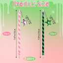 24 Pcs Halloween Witch Star Pens Stripe Rollerball Ink Ballpoint Pen Witch Birthday Gifts Halloween Party Decorations Star Fairy Supplies for Teens Adults School Office Home