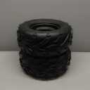 16x8-7 ATV Wheels, 3 lug 16x8-7 Tubeless Tires for Kazuma Quad ATV Go Kart UTV 125cc 150cc Off Road Tyres 3 Holes Rim set of 2