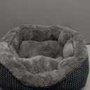 INVENHO Small Dog Bed for Small Dogs, Cat Beds for Indoor Cats Washable, Orthopedic Dog Bed, Warming Soft Calming Sleeping Puppy Bed Durable Pet Bed with Anti-Slip Bottom S (20"x19"x6")