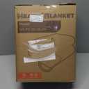 Electric Heated Blanket Full Size 72"x84", Dual-Sided Soft Flannel & Sherpa, LCD Display 10 Heat Settings with 1-12H Timer & Overnight Safe, Bed & Couch, Machine Washable, Light Grey