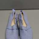 HomeTop Women's Comfy Loafer Slippers Lightweight Memory Foam Non-slip Indoor House Shoes, (10 B(M) US, Blue)