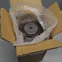 YOOLENS Makeup Brush Holder with Lid 360 Rotating Clear Dustproof Make Up Organizers for Vanity Bathroom Countertop, Gray