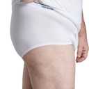 Fruit of the Loom Men's Underwear Briefs, Tag Free & Moisture Wicking (White, 2XB)