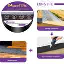 Joist Tape for Decking 2 Pack, 2" x 50' Waterproof Butyl Flashing Tape Deck Joist Tape Self-Adhesive, Weatherproof Deck Tape for Wood Joists, Beams, Roof & RV Repairs
