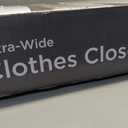 Whitmor 60-inch Extra-Wide Clothes Closet, 60 with White Cover