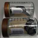 Sourdough Starter Kit,34oz Sourdough Starter Jar Glass with Sourdough Recipes Cookbook.Sourdough Bread Baking Supplies with Thermometer,Natural Wooden Lid, Anti-slip Mat,Sourdough Jar scraper (2 pack)