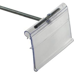 Azar 700842 1.5" x 2" Flip Scan Label Holder, 50 Pack