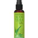 Seven Minerals, Travel Size Organic Aloe Vera Gel from freshly cut 100% Pure Aloe - 2 Fl Oz - HighestQuality, Texas grown, Vegan, Unscented - For Face, Skin, Hair, Sunburn relief (2 Fl Oz)