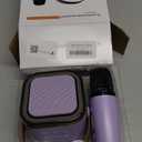 Mini Karaoke Machine for Kids,Portable Bluetooth Speaker with 2 Wireless Microphones,Toddler Music Player Toys,Easter Birthday Gifts for 3,4,5,6,7,8,9,10,11,12+Years Old Girls Boys(Purple) (Pueple)