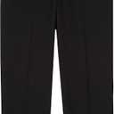 Van Heusen boys Flex Stretch Flat Front Dress Pants (Black) 12