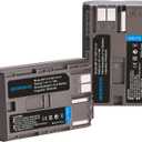 BP-511/BP-511a 2-Pack Batteries, Compatible with EOS 50D 40D 30D 20Da 20D 10D 300D D30 D60 G6 G5 G3 G2 G1 Pro1 Pro90 Digital SLR Camera Battery (2 Batteries)