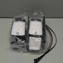 intelamp Solar Outdoor Lights,6000mAh Motion Sensor with Dual Sensors,Waterproof Solar Flood Lights 270Wide Angle for Outside with 3 Modes