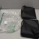 Car Seat Protector for Child Car Seat, 600D Fabric Safe Car Seat Cover with Upgraded Non-Slip Backing, Waterproof Seat Protector Under Baby Car Seat with Thick Padding for Car Back Front Seat (Black-2 pcs)