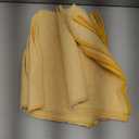 DII Eco-Friendly Fine Ribbed Collection Placemat Set, 13x19, Honey Gold