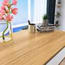 VEELIKE Wide Size 32''x354'' Brown Wood Wallpaper Peel and Stick Countertops for Kitchen Waterproof Wood Contact Paper for Cabinets Self Adhesive Removable Textured Wood Grain Vinyl Film for Furniture