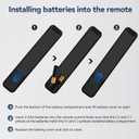 Replacement Universal TCL Remote Control for TCL Smart TV QM8/QM7/S5/S4/S3/Q7/Q6/Q5 4K UHD HDR LED QLED QD-Mini LED Full-HD(NO Voice)