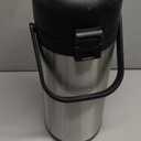 Coffee Carafe for Keeping Hot - 102oz/3L Airpot Coffee Dispenser with Pump - Insulated Stainless Steel Hot Beverage Dispenser for Parties - Thermal Carafe for Hot Drinks Water Tea Chocolate