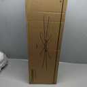 Modern 72 Inch Ceiling Fans with Lights and Remote,Living Room Office Library Cafe Outdoor Industrial, 3CCT Dual Color 8 Blades 6 Speed Reversible Quiet DC Motor, Black/Wood Grain