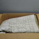 Washable Area Rug Beige Modren Neutral Living Room Bedroom Indoor Carpet Farmhuose Non Slip Low Pile Soft Under Table Throw Rug for Dining Room Office Decor