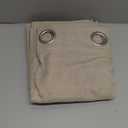 H.VERSAILTEX Living Room Linen Curtains - Semi Sheer, Nickel Grommet, Energy Saving, Light Filtering Window Treatments - Oatmeal, 2 Panels, 52 x 84 Inch