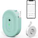 N12 Label Maker Machine with Tape, Portable Thermal Label Printer, Mini Labeler Wireless Bluetooth Label Makers for Home Office Kids Items (Green)