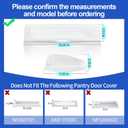 W10827914 W10165964 Pantry Drawer Door Cover Compatible with Whirlpool Maytag Kenmore Refrigerator Drawer Front, Replacement 12656820 12656823 1455167 AP5985815 Refrigerator Pantry Drawer Lid